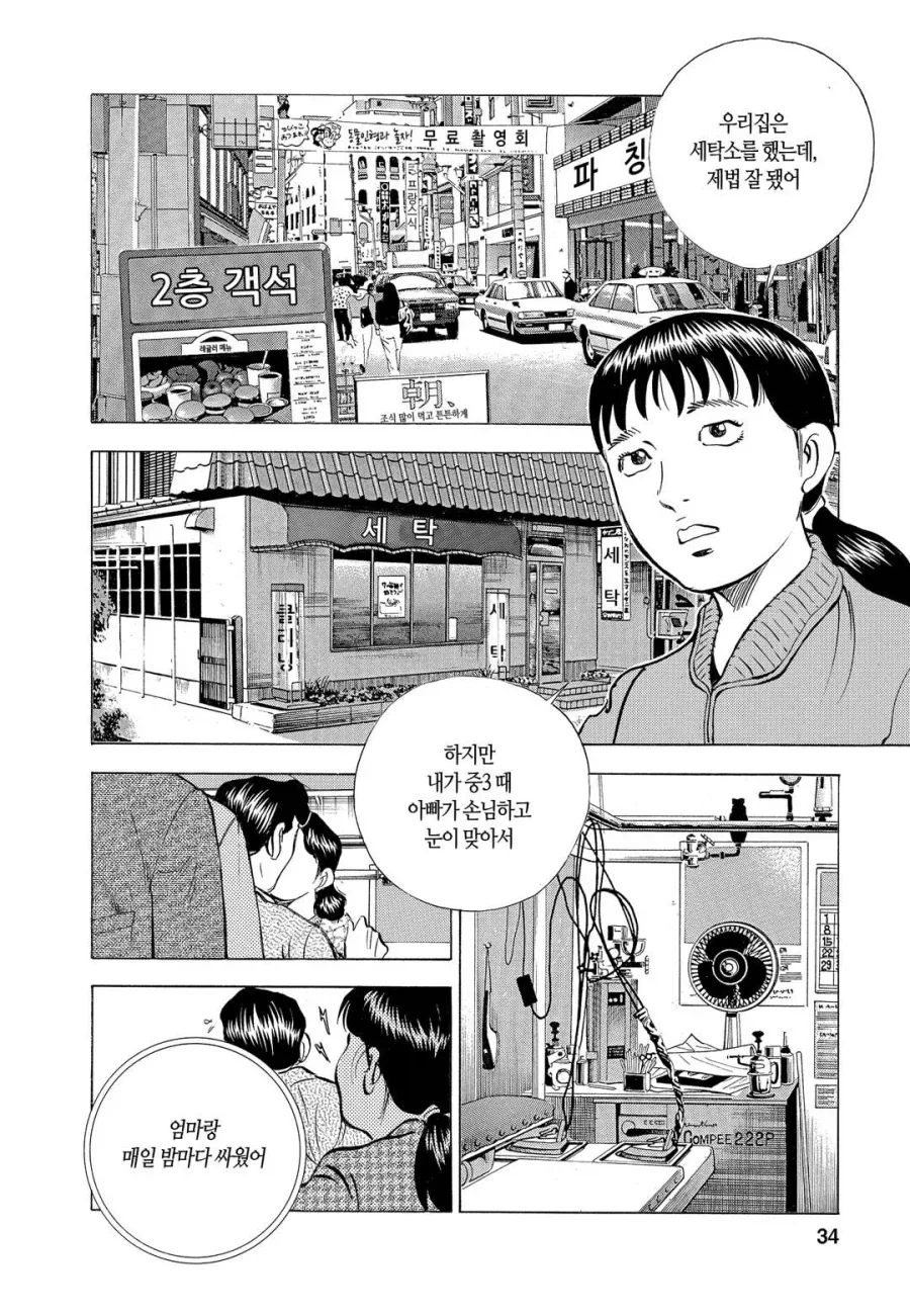사우나실속 남자와 여자 대표 이미지