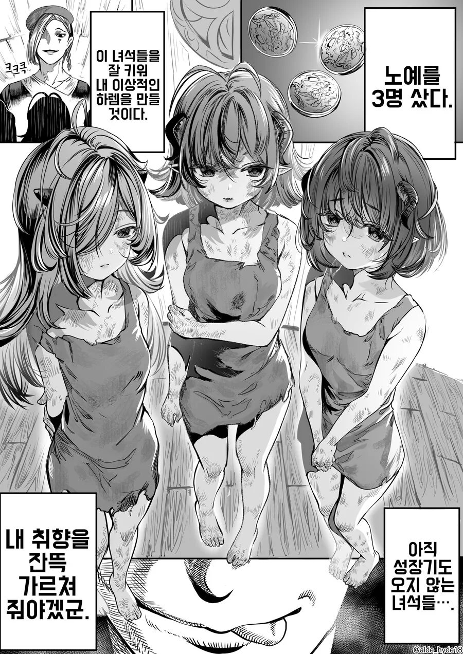 이 아가씨들의 종족은 오크, 오거, 고블린 입니다 대표 이미지