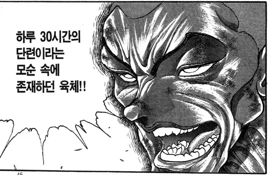 스압)너무 건실해서 오히려 재밌었던 격투만화 수련씬_9.webp