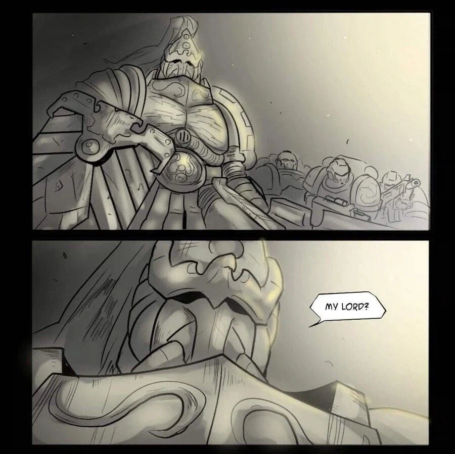 소녀의 몸애 빙의한 워해머 황제 만화.manhwa_3.webp