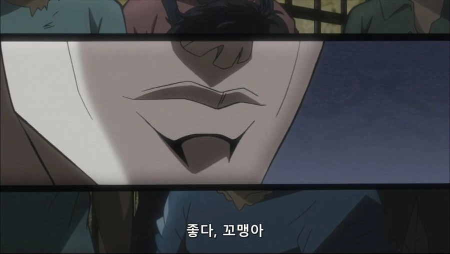 죠죠의 기묘한 모험 1기 - 11 (MX 1280x720 x264 AAC).mp4_20200906_102301.557.jpg