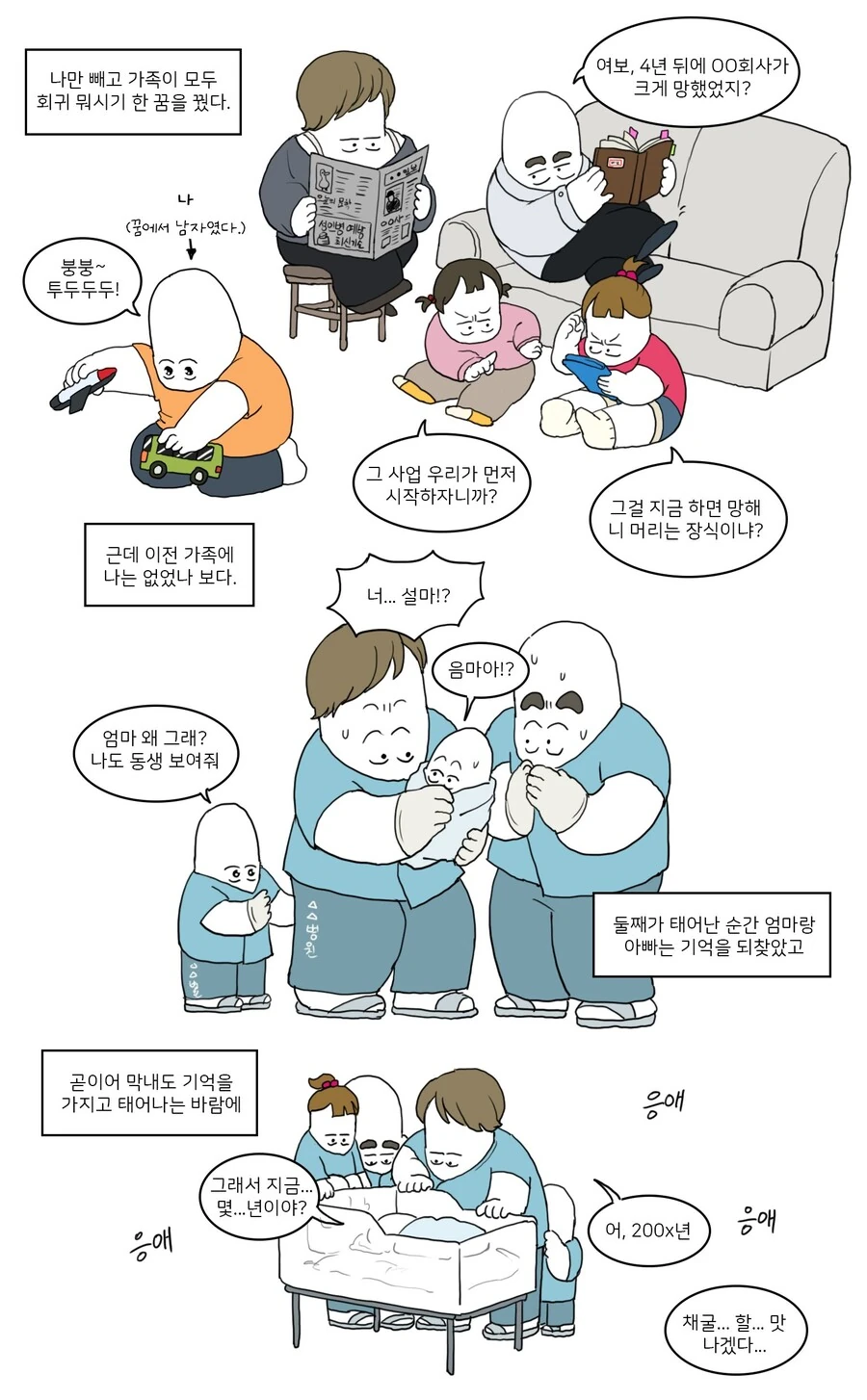 얘들아, 아버지가 이렇게 힘들게 돈 번다.manhwa 이미지 2