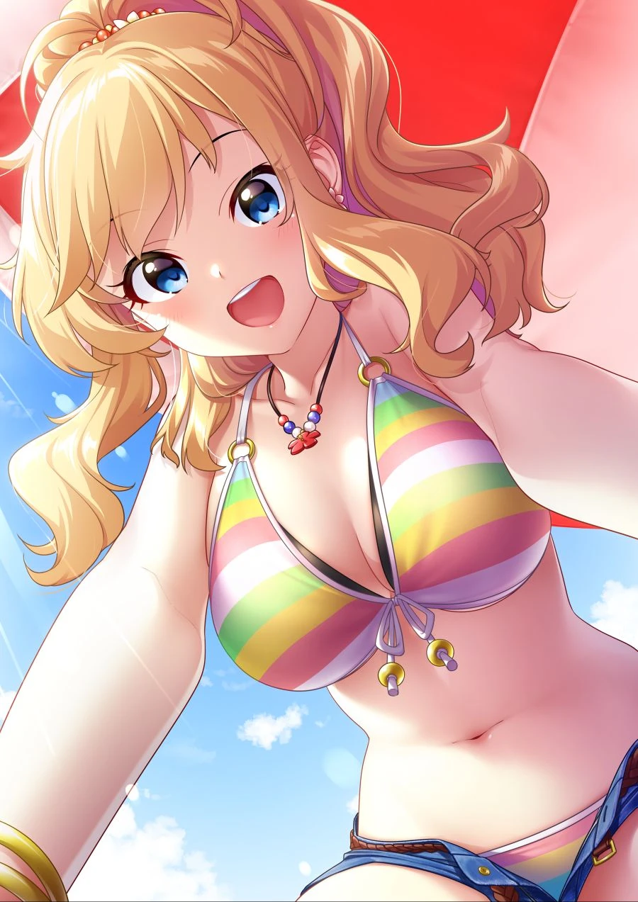 __ohtsuki_yui_idolmaster_and_1_more_drawn_by_mikapoe__d1ed9a4d2ab6c2950957cbff49ee9c61.jpg