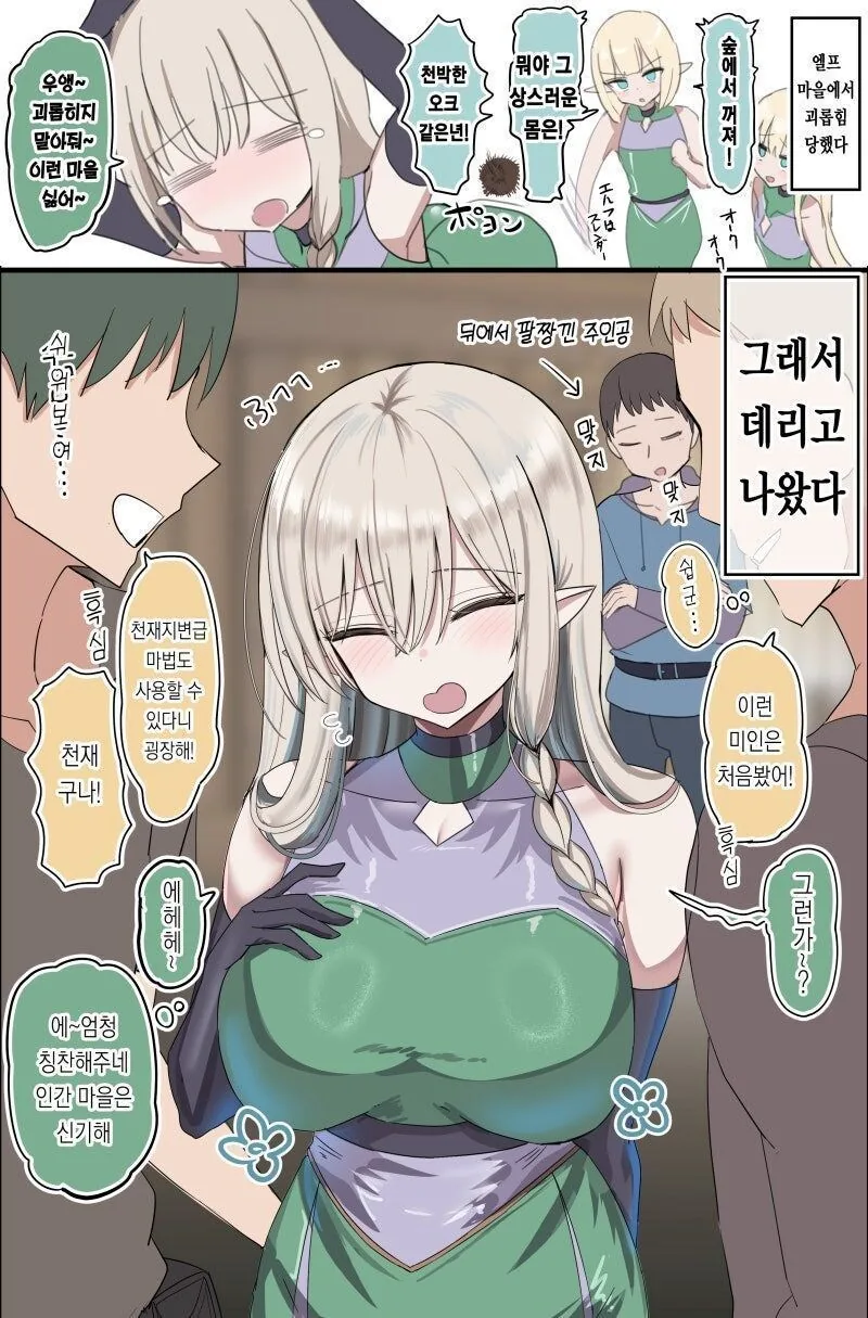 박해를 받았던 엘프를 데리고 나온 만화_8.jpg