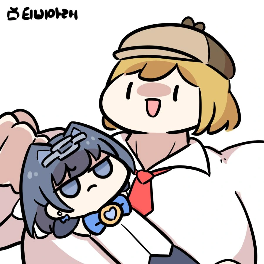 버튜버) 몸바쳐 아메 생일 축하하는 크로니.manga - 이미지 2