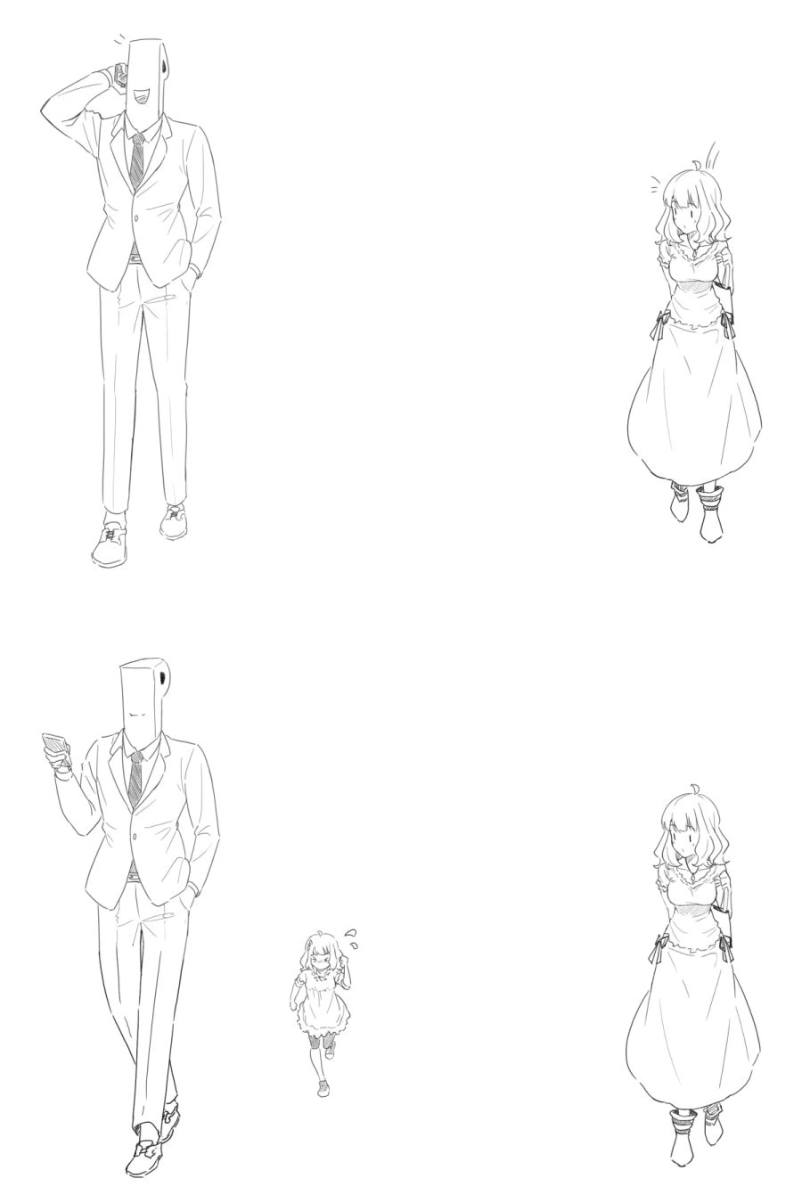 @) 과거의 자신을 돌아보는 모모코.manga - 이미지 3