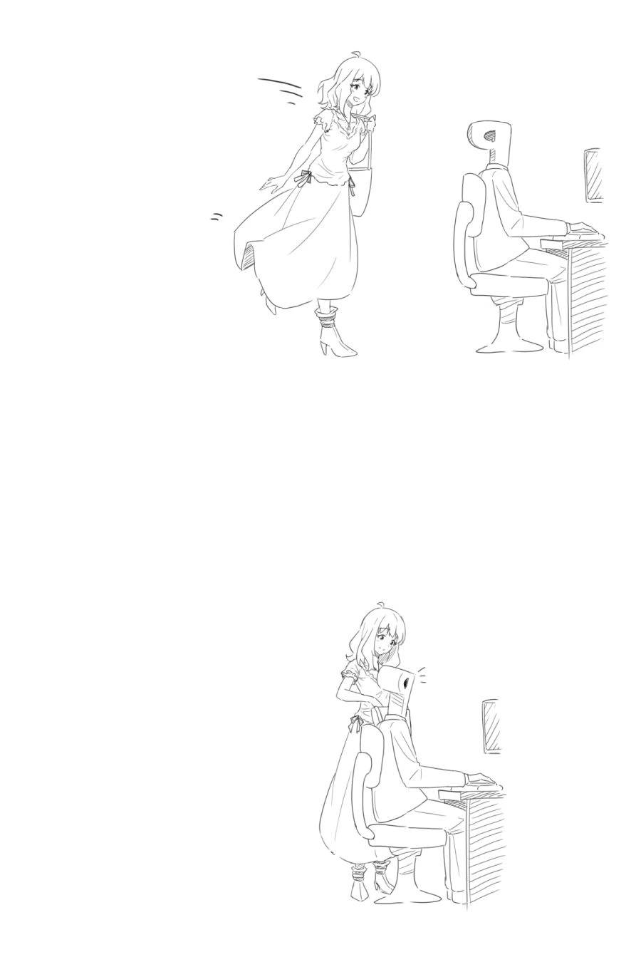 @) 과거의 자신을 돌아보는 모모코.manga - 이미지 11