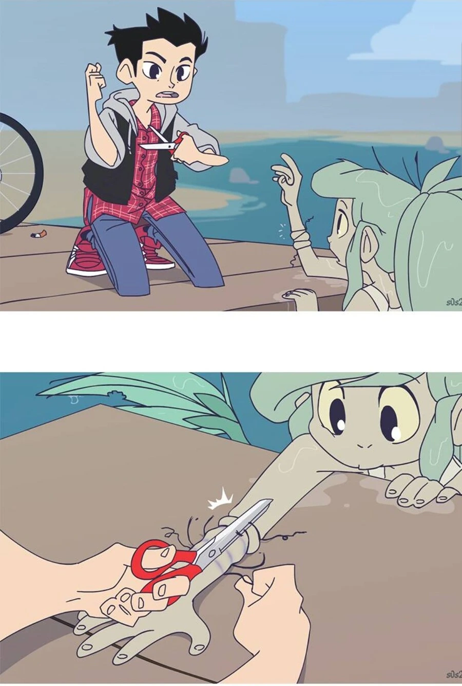 쓰레기 인어공주 만화.manhwa