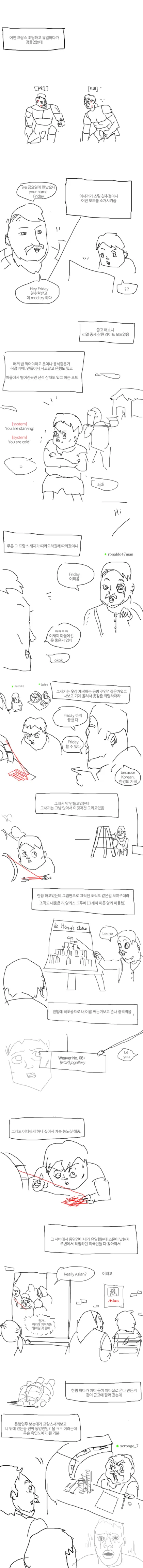 게임 속에서 ㄴㅇ생활을 해본 만화.manga