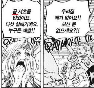 원피스) 오역이 날수밖에 없었던 장면