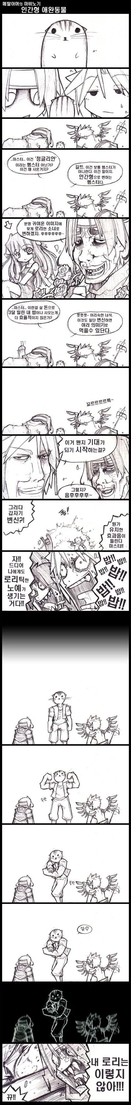 마비노기)인간형 펫.manwha