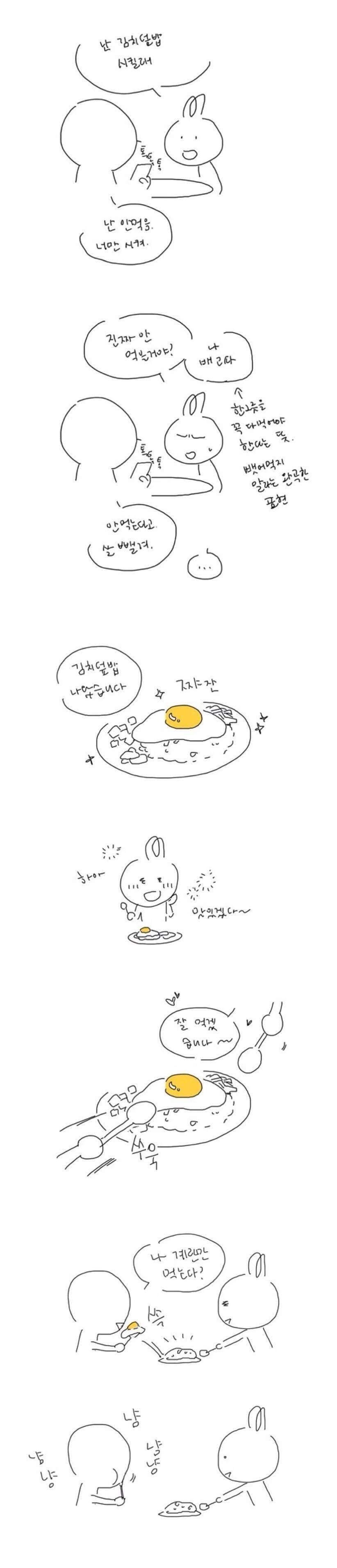 친구 다이어트 도와주는 친구 만화