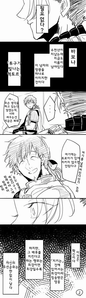 fate)헥토르랑 아킬레우스 만화. - 이미지 3