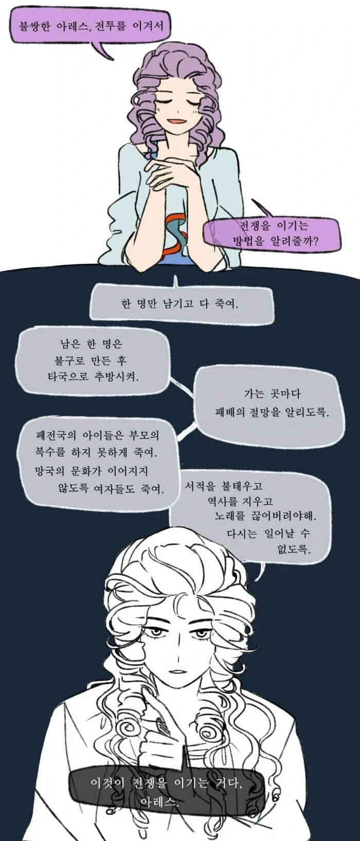아레스와 아테네가 워게임 하는 만화.MANHWA - 이미지 3