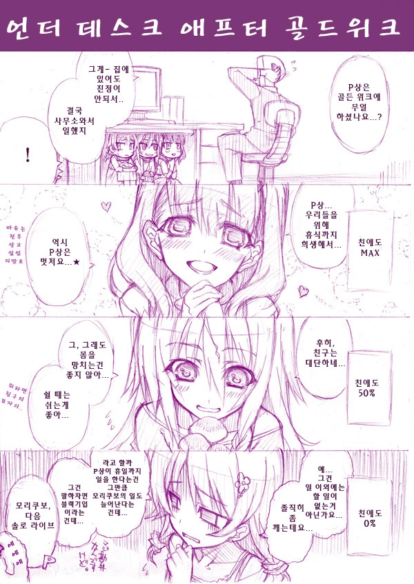 @)친애도별 반응차이.manhwa