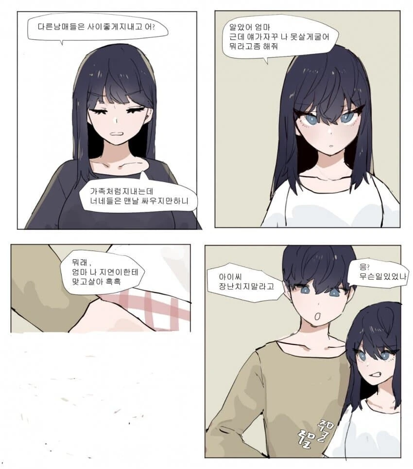 많은 친남매들이 공감한다는 만화..manhwa - 이미지 3