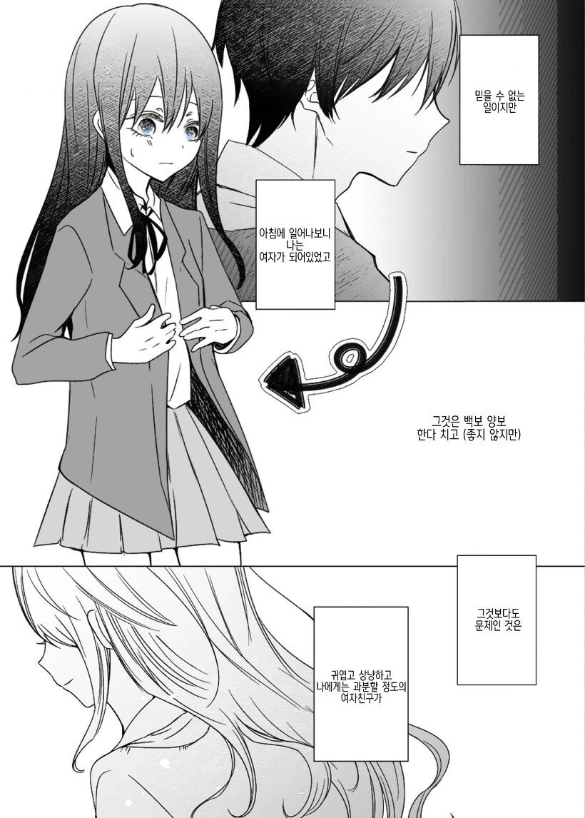 Ts)남친이 여친, 여친이 남친이 되는.manga - 이미지 9