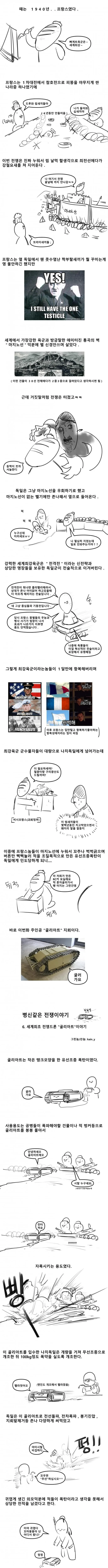 2차대전 나치가 사용했던 폭탄드론 골리아트 만화
