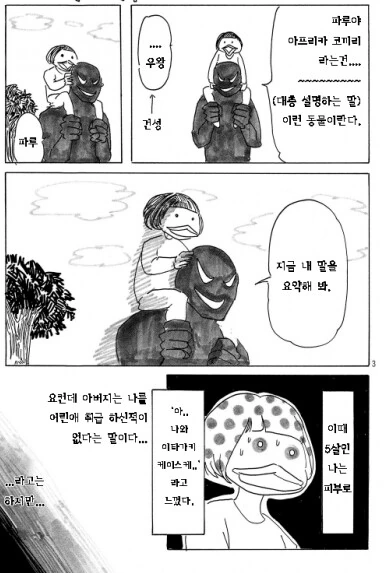 바키 작가 딸이 아버지 회상하는 만화 - 이미지 3
