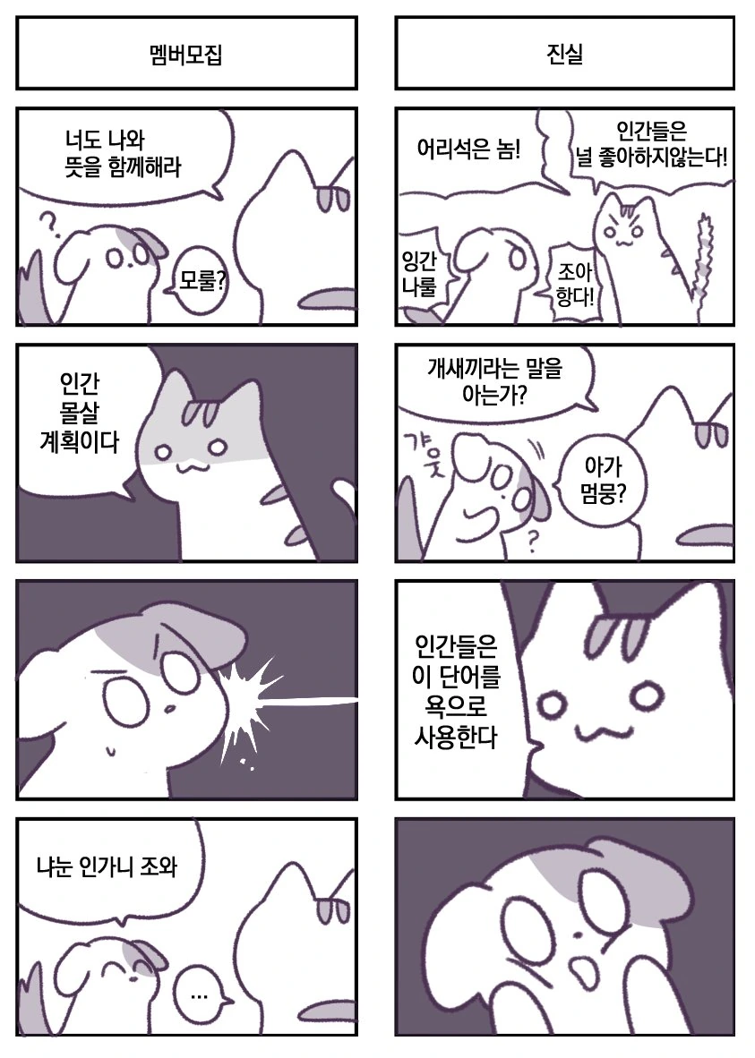 고양이가 사악한 계획을 짜는 만화 - 이미지 3