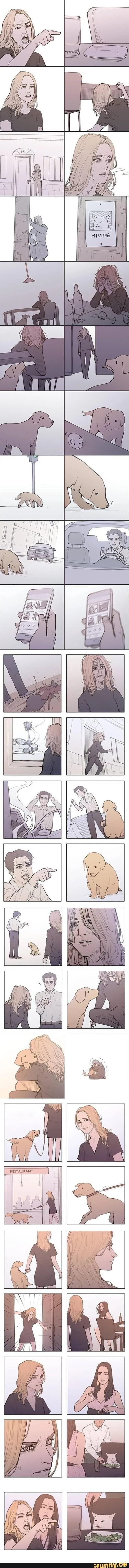 사라진 고양이 찾는 만화