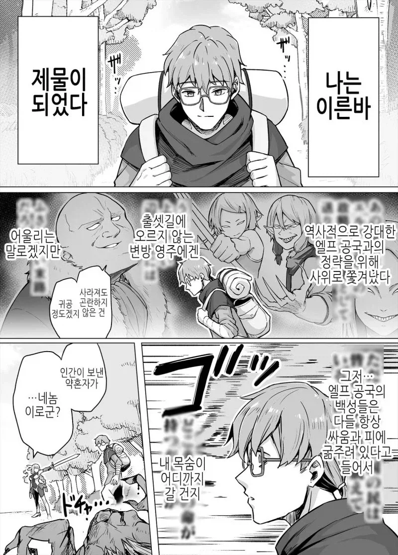 엘프의 제물이된 남자 manhaw