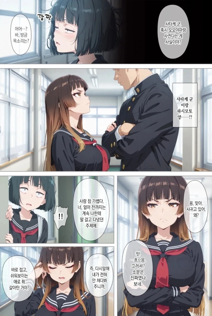 ai) 음침한 모브녀에게 고백하는 Manhwa - 이미지 9