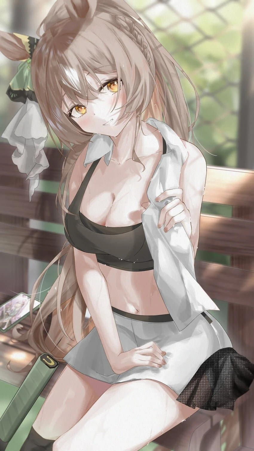 [말딸] 테니스로 땀을 뺀 다이아