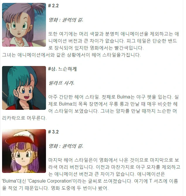 부르마 역대 헤어스타일.manga - 이미지 2