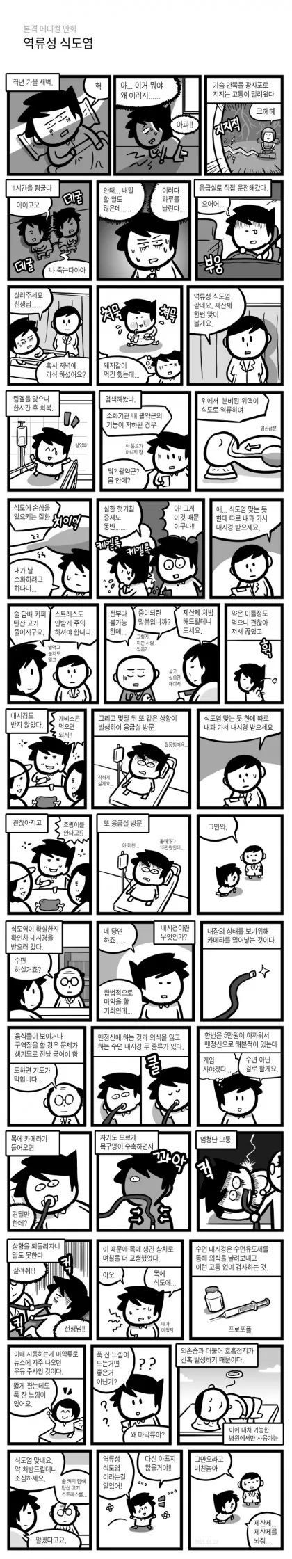 역류성 식도염 만화.manhwa