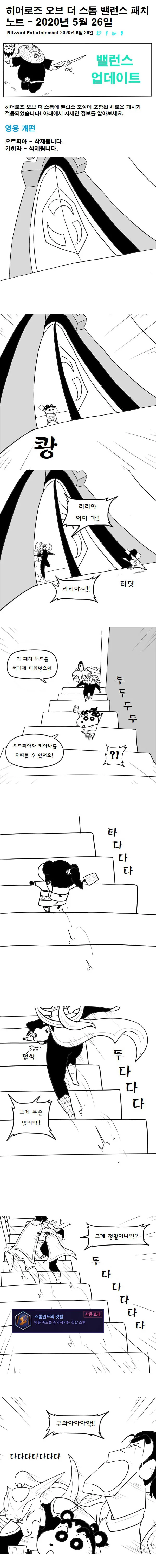 히오스)히오스 패치노트 만화