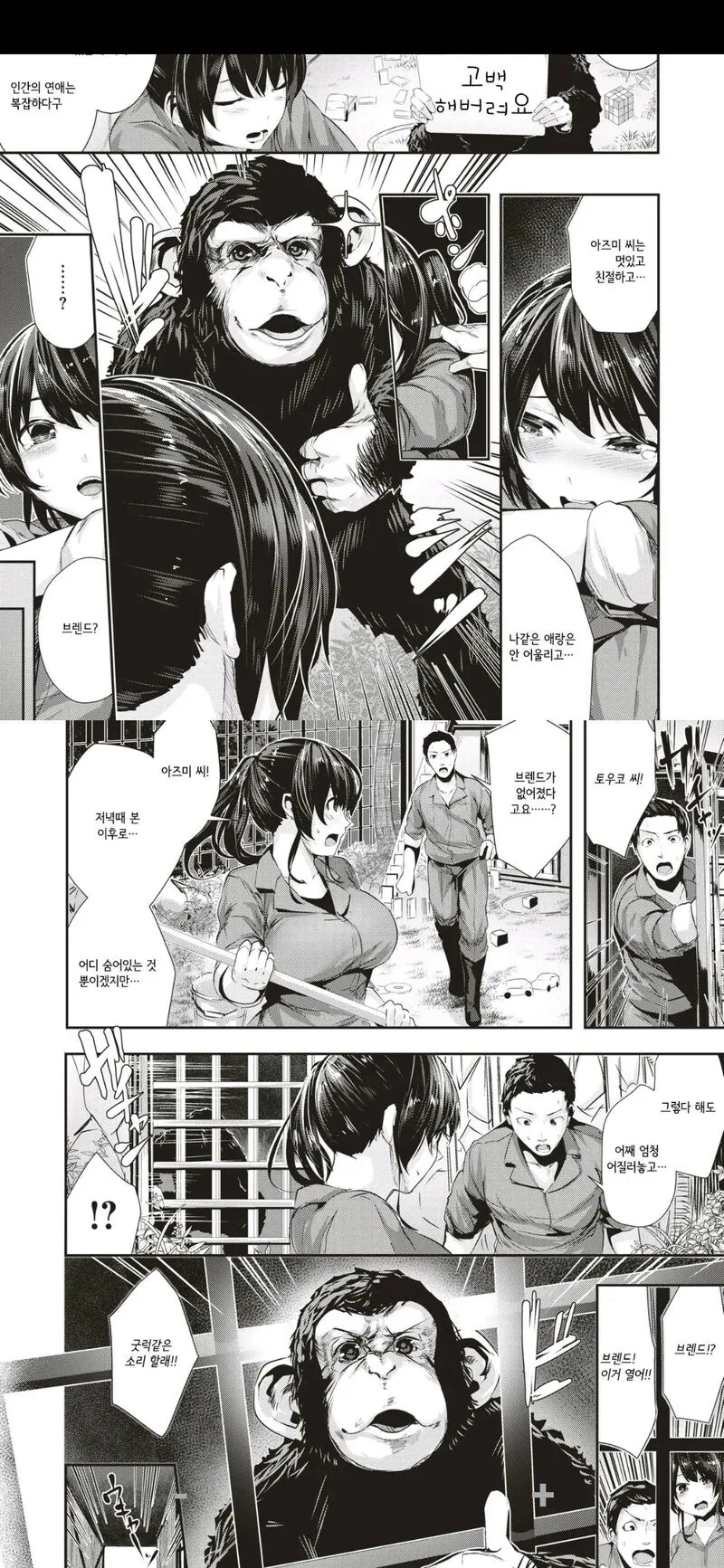 천재 침팬지가 실험하는 만화.manhwa - 이미지 2