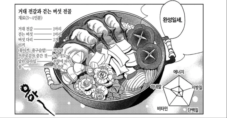 엘프가 처음 먹어본 음식에 놀라는 만화