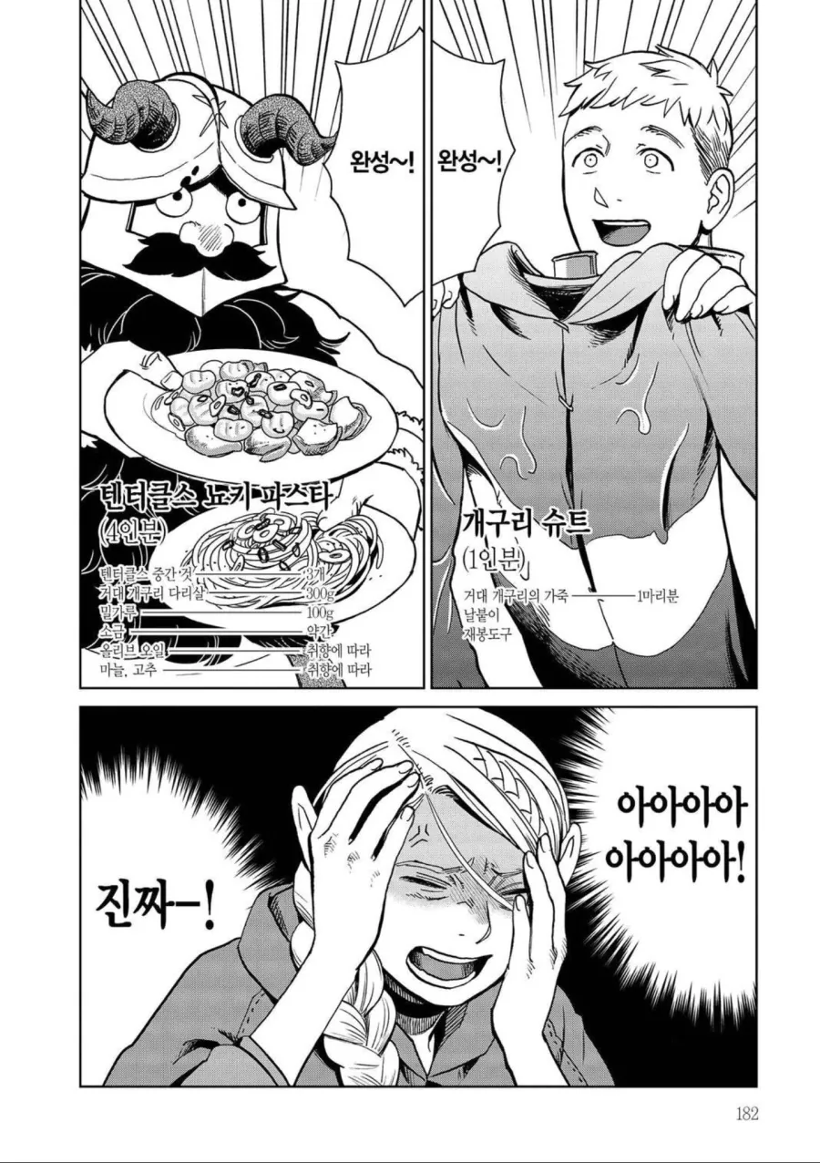 엘프가 처음 먹어본 음식에 놀라는 만화 - 이미지 6