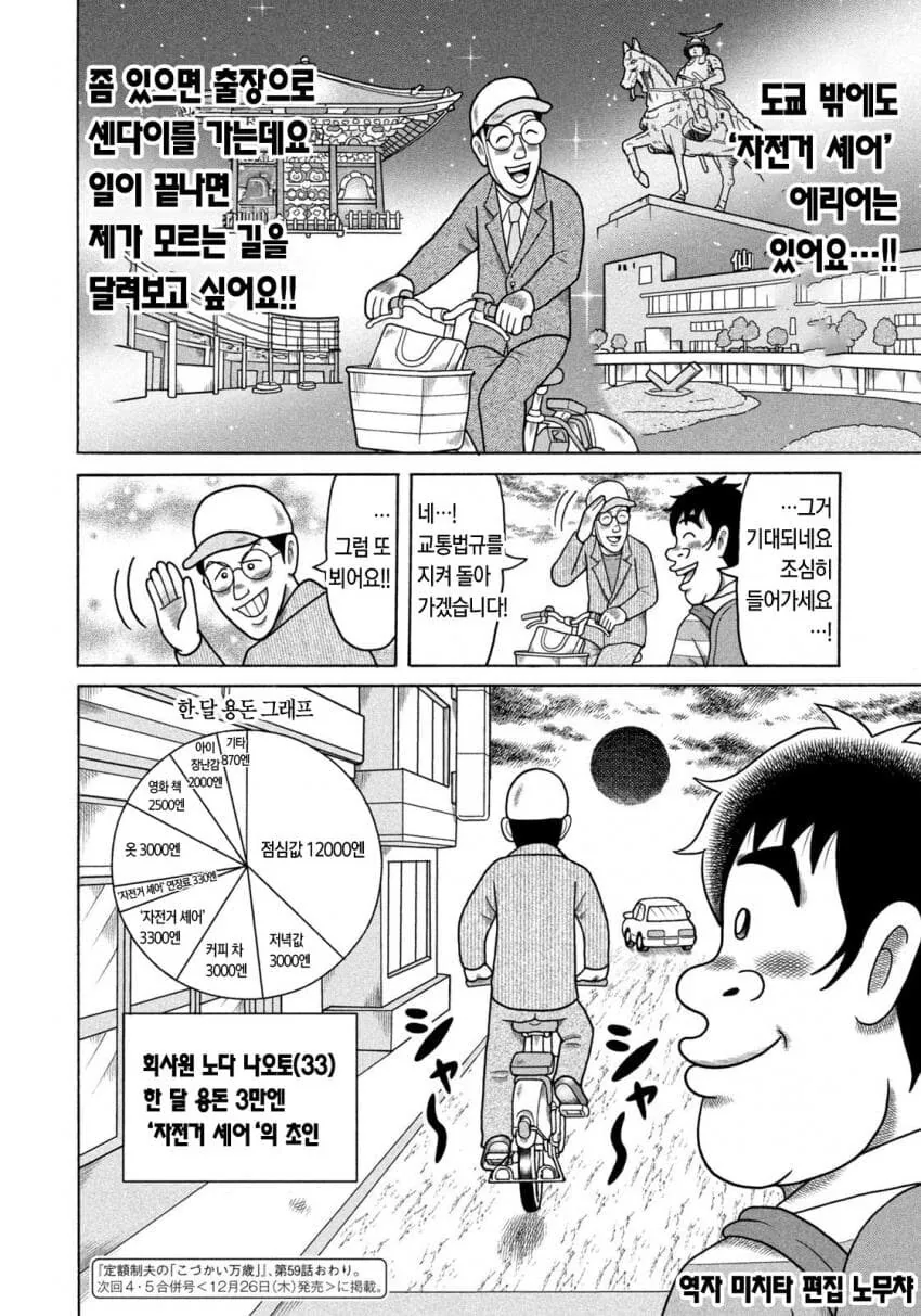 용돈아빠)자전거 빌려타는 남자.manhwa - 이미지 19