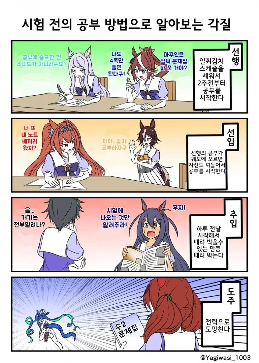 [말딸] 시험공부방법으로 알아보는 각질.manhwa