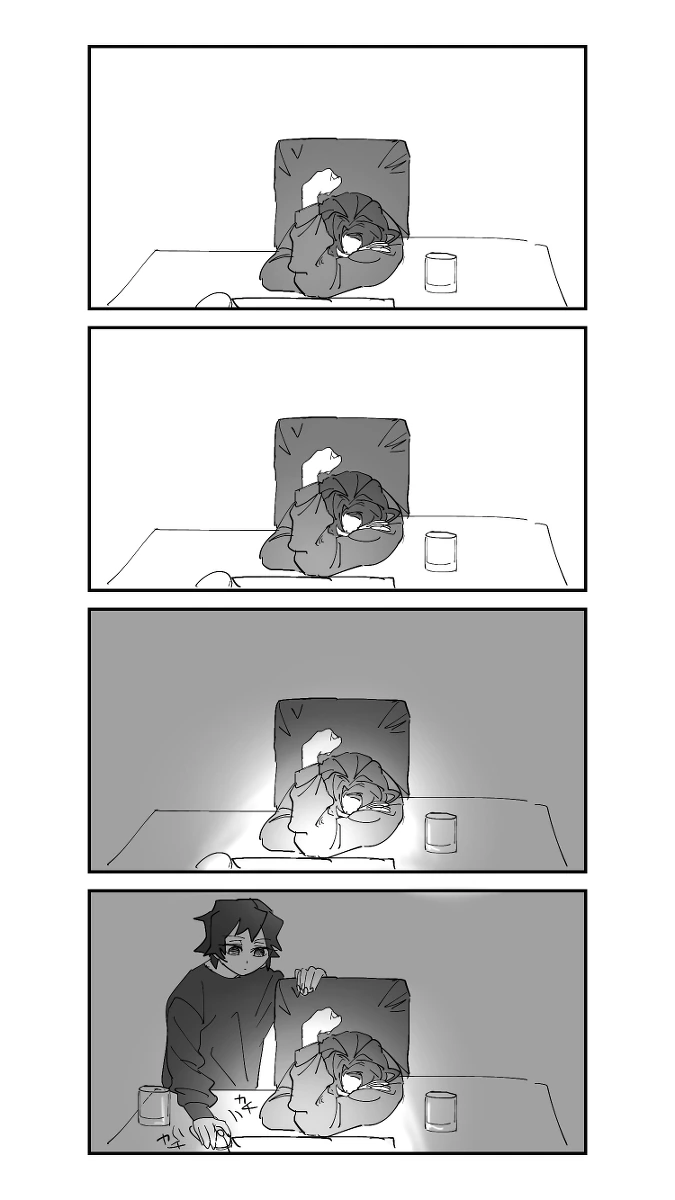 귀멸) 대학생 동거커플들이 된 지주들.manga - 이미지 8