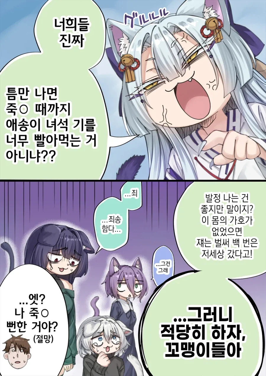 고양이 신령 나오는 만화 - 이미지 13
