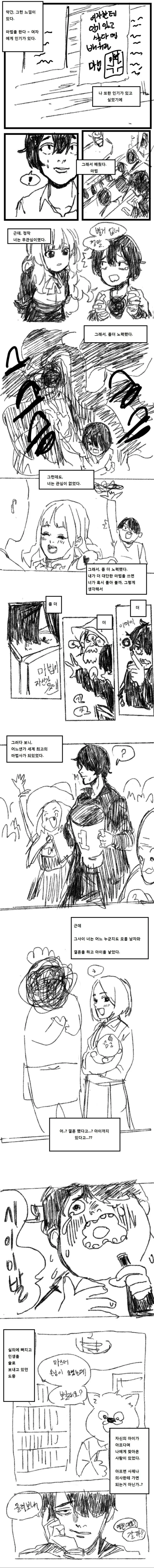 사리사욕에 충실한 마법사.Manga