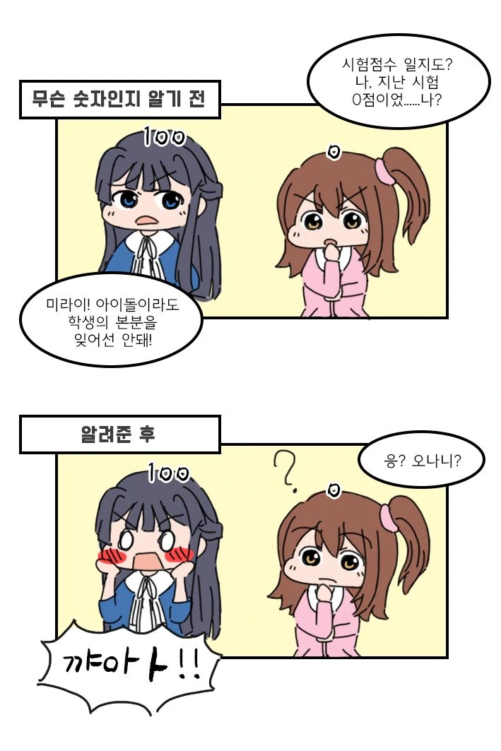 @) 머리 위에 숫자가 생겨난 아이돌 만화.manhwa - 이미지 3