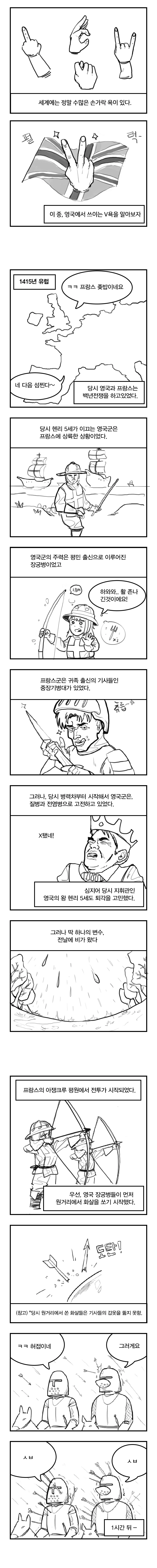 영국에서 V하면 안돼는 이유.manwha