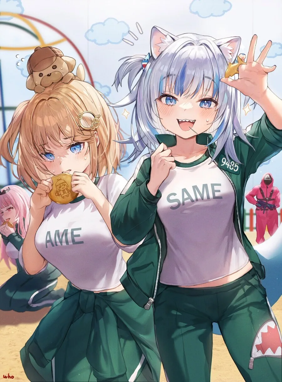 버튜버)오징어겜하는 아메사메.manga