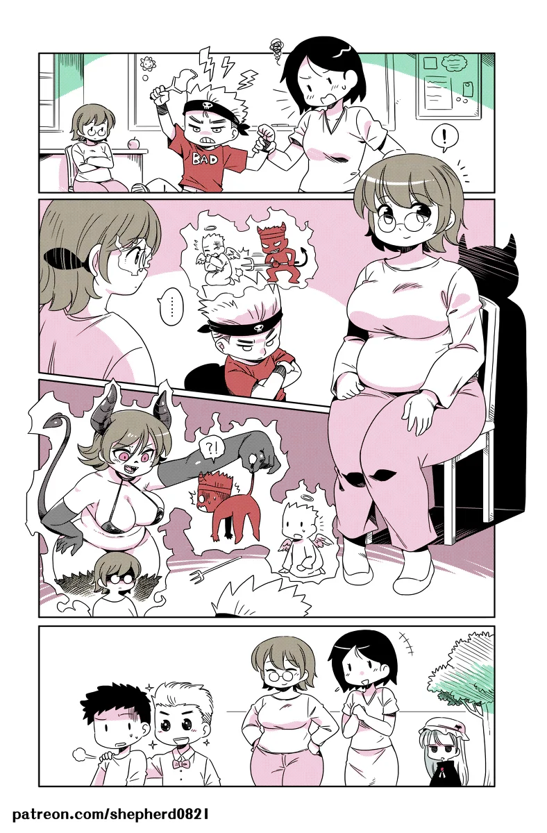 육덕 악마누님이 ㅅㅌ 혼내주는 Manga
