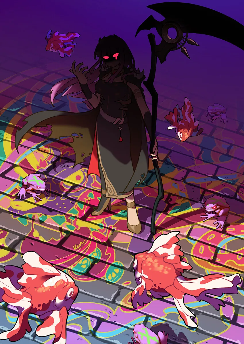 버튜버) 진심 그림체 칼리를 그린 해외공장장.manga - 이미지 2