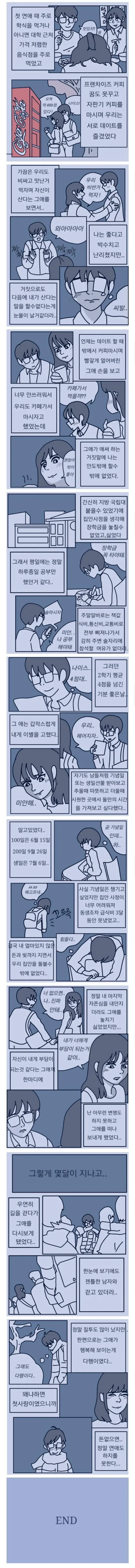 가난해서 포기해야했던 연애썰.manwha - 이미지 2