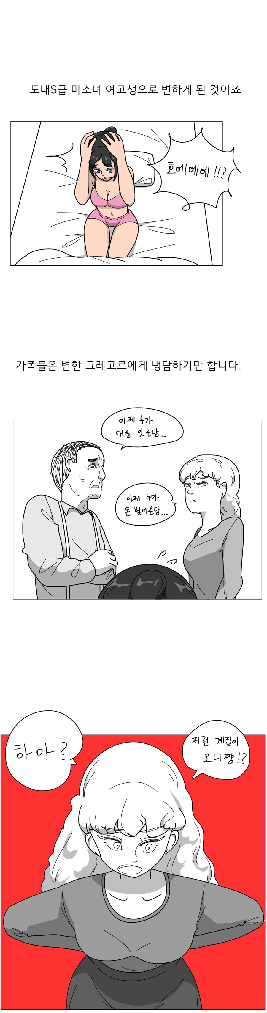 프란츠 카프카의 변신 리뷰 만화.manhwa - 이미지 3