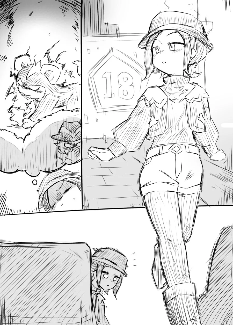 [포켓몬스터레전즈ZA] 우두머리 이어롭 마주치는 만화