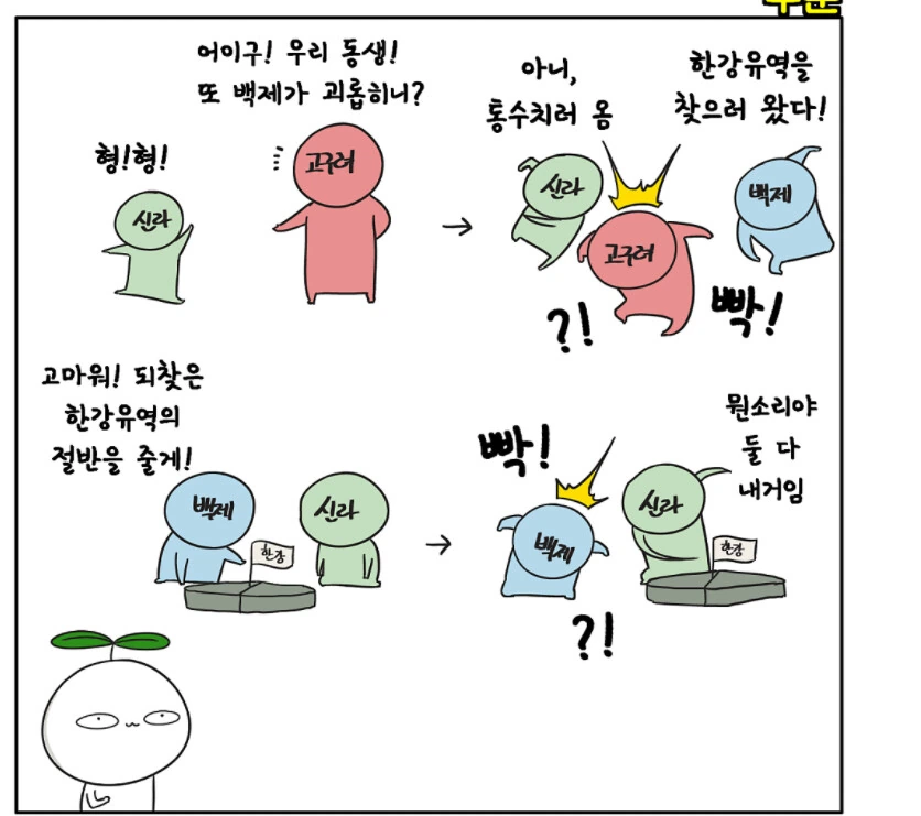 통수의 나라.신라. 만화