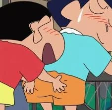 [짱구는못말려]부끄러워하는 철수