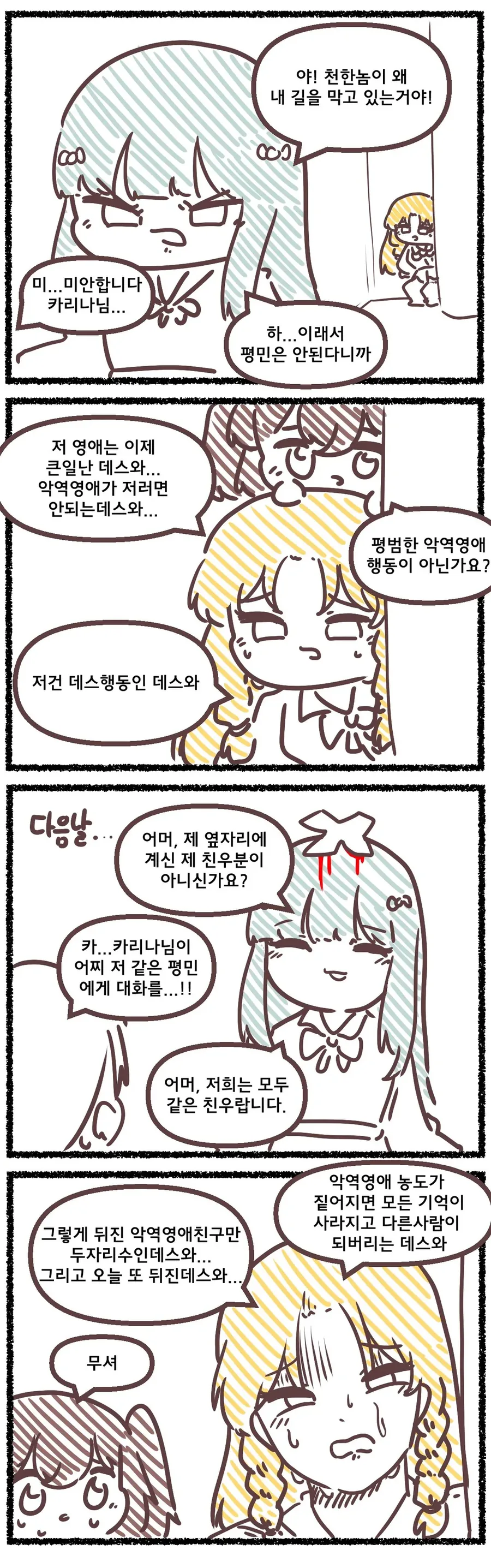 족토 세계관의 악역영애가 데스베기 당하는 조건.manhwa